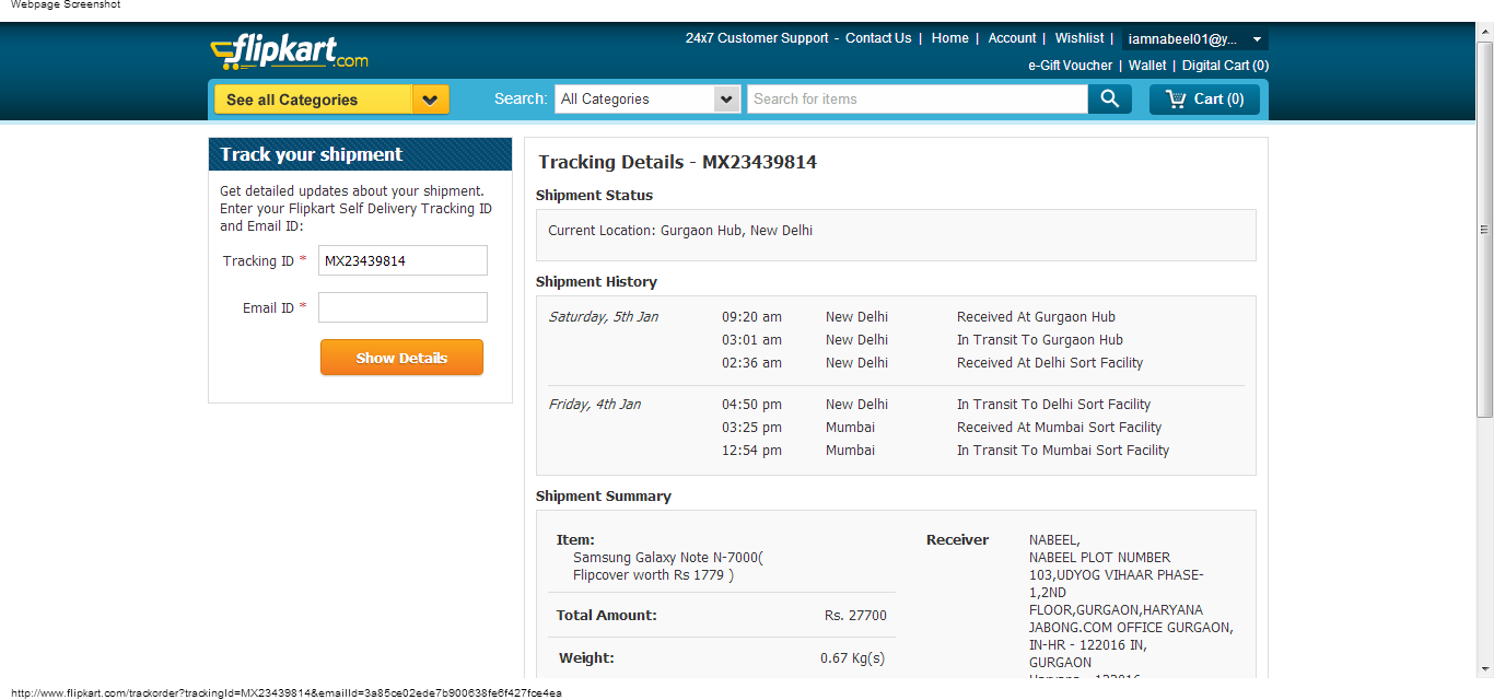 Post navigation Steps to Signup in Flipkart: